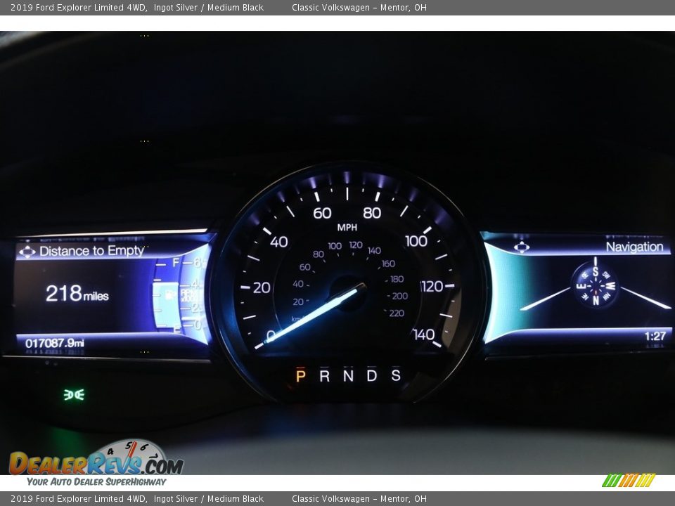 2019 Ford Explorer Limited 4WD Ingot Silver / Medium Black Photo #9