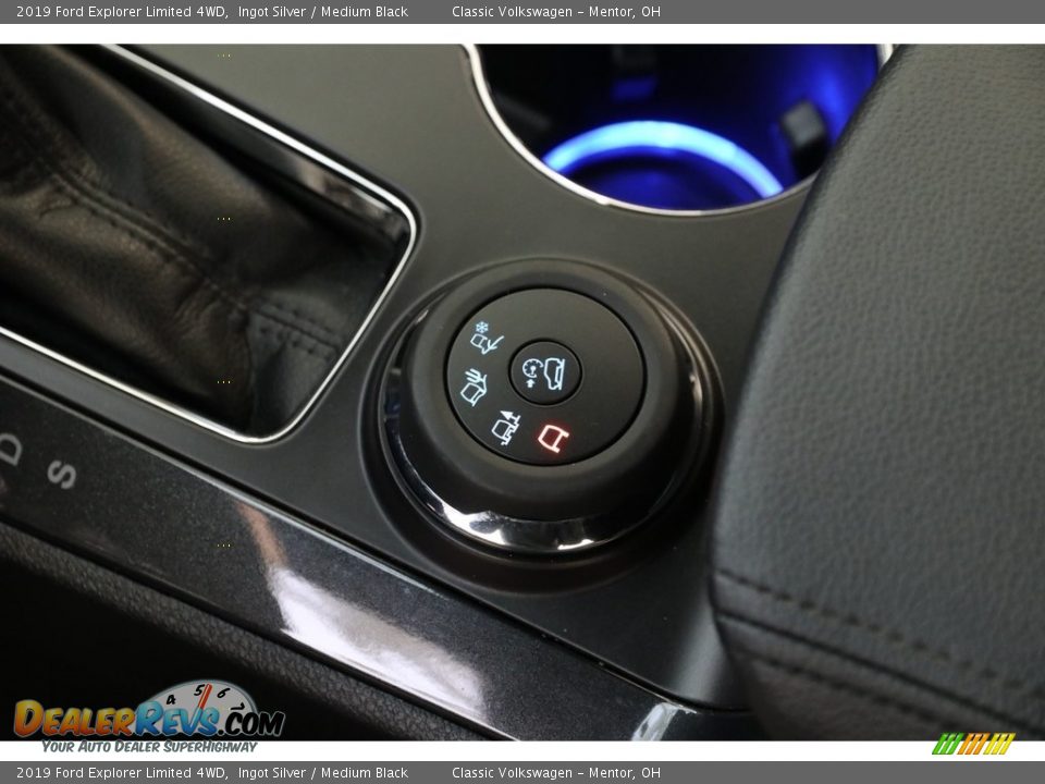 2019 Ford Explorer Limited 4WD Ingot Silver / Medium Black Photo #16