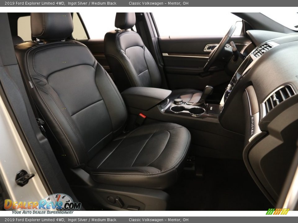 2019 Ford Explorer Limited 4WD Ingot Silver / Medium Black Photo #18