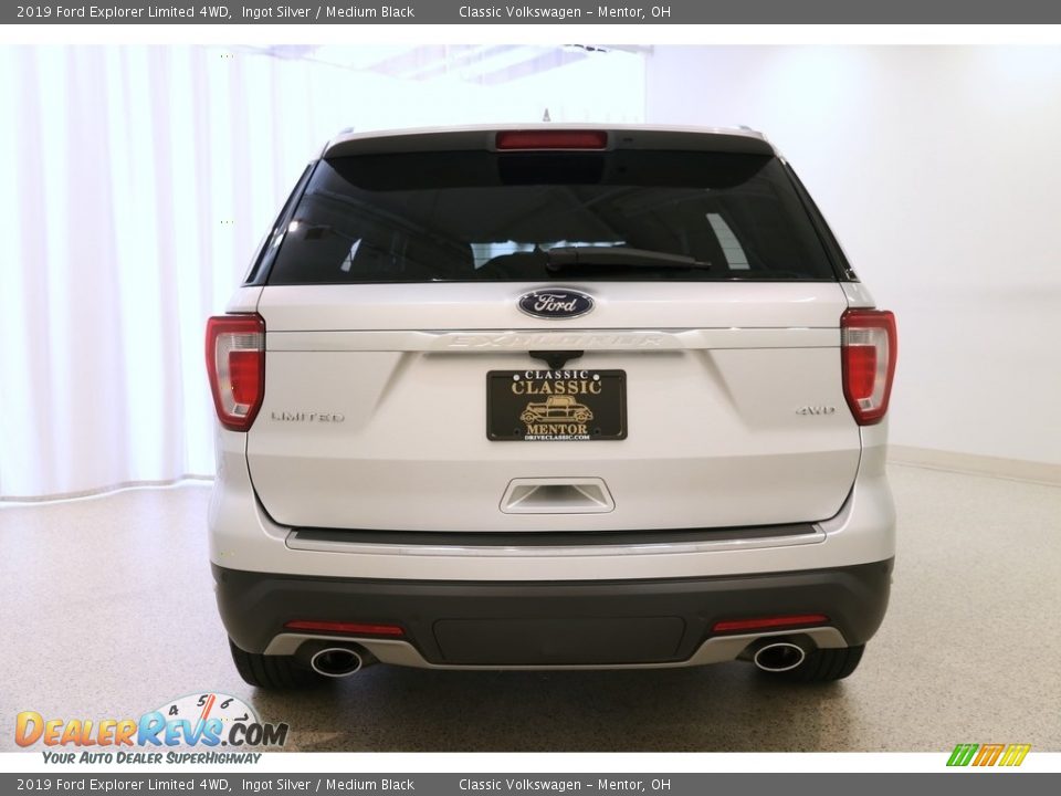 2019 Ford Explorer Limited 4WD Ingot Silver / Medium Black Photo #22