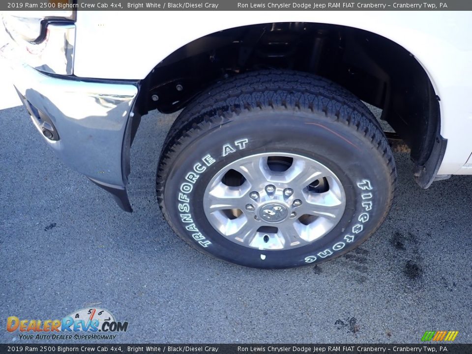 2019 Ram 2500 Bighorn Crew Cab 4x4 Bright White / Black/Diesel Gray Photo #2