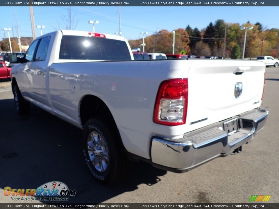 2019 Ram 2500 Bighorn Crew Cab 4x4 Bright White / Black/Diesel Gray Photo #3