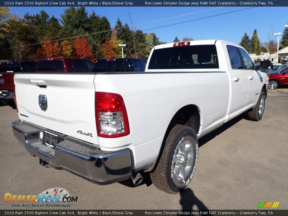 2019 Ram 2500 Bighorn Crew Cab 4x4 Bright White / Black/Diesel Gray Photo #5