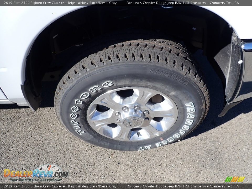 2019 Ram 2500 Bighorn Crew Cab 4x4 Bright White / Black/Diesel Gray Photo #9