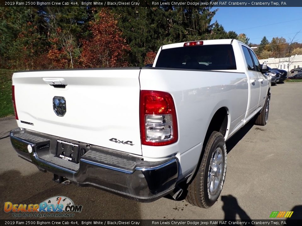2019 Ram 2500 Bighorn Crew Cab 4x4 Bright White / Black/Diesel Gray Photo #5