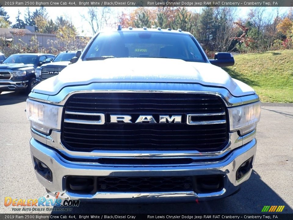 2019 Ram 2500 Bighorn Crew Cab 4x4 Bright White / Black/Diesel Gray Photo #8