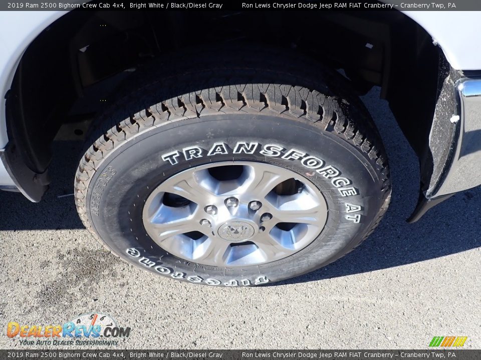2019 Ram 2500 Bighorn Crew Cab 4x4 Bright White / Black/Diesel Gray Photo #9
