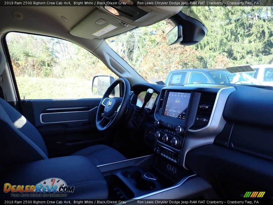 2019 Ram 2500 Bighorn Crew Cab 4x4 Bright White / Black/Diesel Gray Photo #11