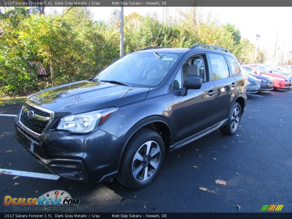 2017 Subaru Forester 2.5i Dark Gray Metallic / Gray Photo #2