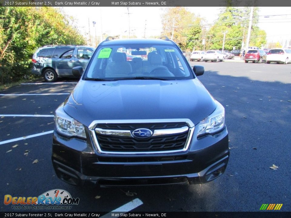 2017 Subaru Forester 2.5i Dark Gray Metallic / Gray Photo #3