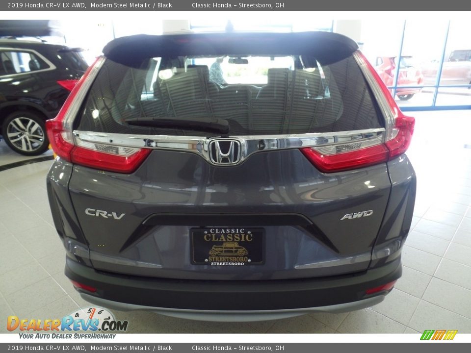 2019 Honda CR-V LX AWD Modern Steel Metallic / Black Photo #6