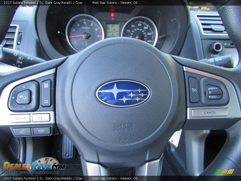 2017 Subaru Forester 2.5i Dark Gray Metallic / Gray Photo #11