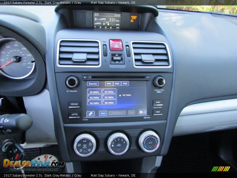 2017 Subaru Forester 2.5i Dark Gray Metallic / Gray Photo #25