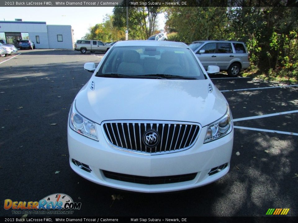 2013 Buick LaCrosse FWD White Diamond Tricoat / Cashmere Photo #3