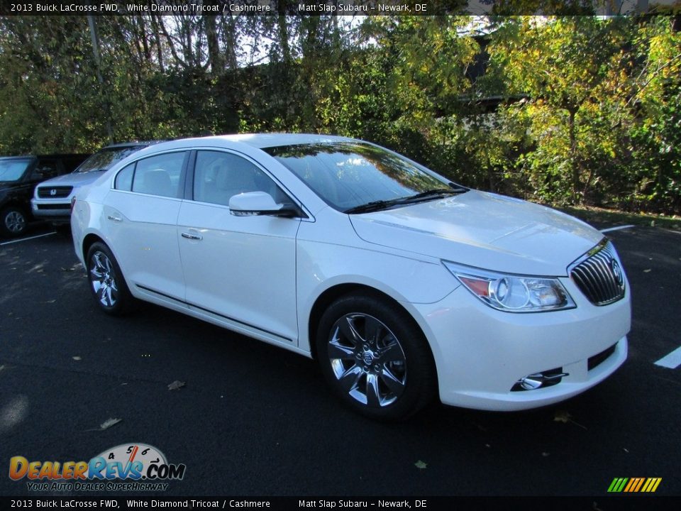 2013 Buick LaCrosse FWD White Diamond Tricoat / Cashmere Photo #4