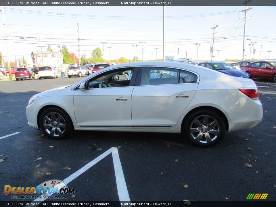 2013 Buick LaCrosse FWD White Diamond Tricoat / Cashmere Photo #9