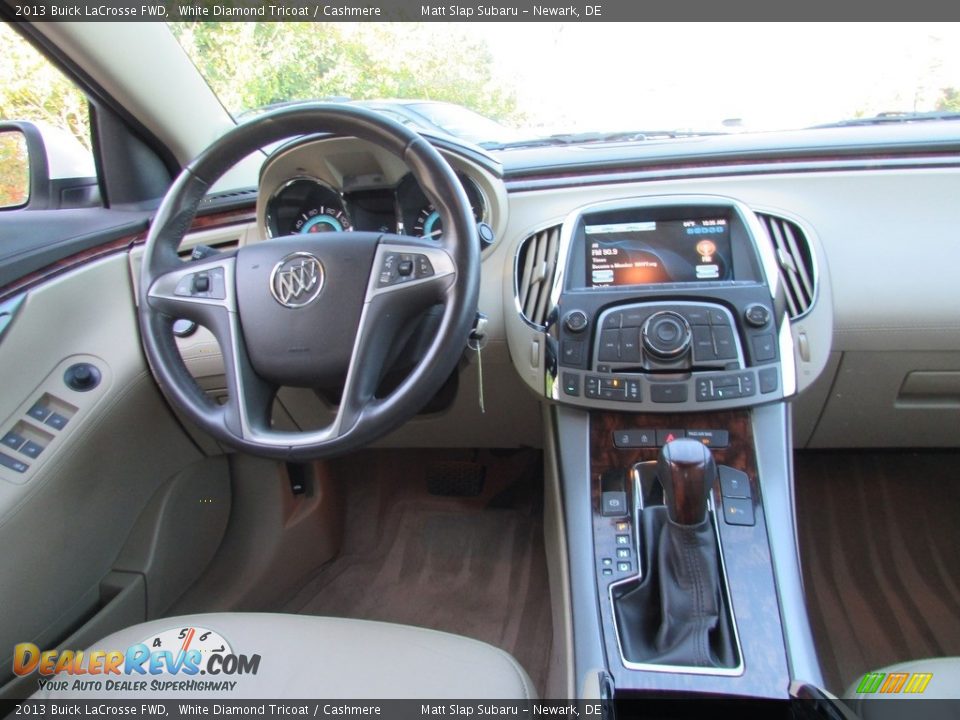 2013 Buick LaCrosse FWD White Diamond Tricoat / Cashmere Photo #10