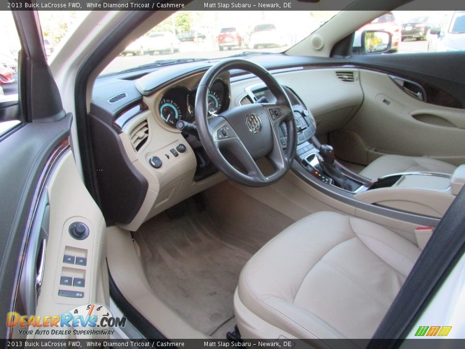 2013 Buick LaCrosse FWD White Diamond Tricoat / Cashmere Photo #12
