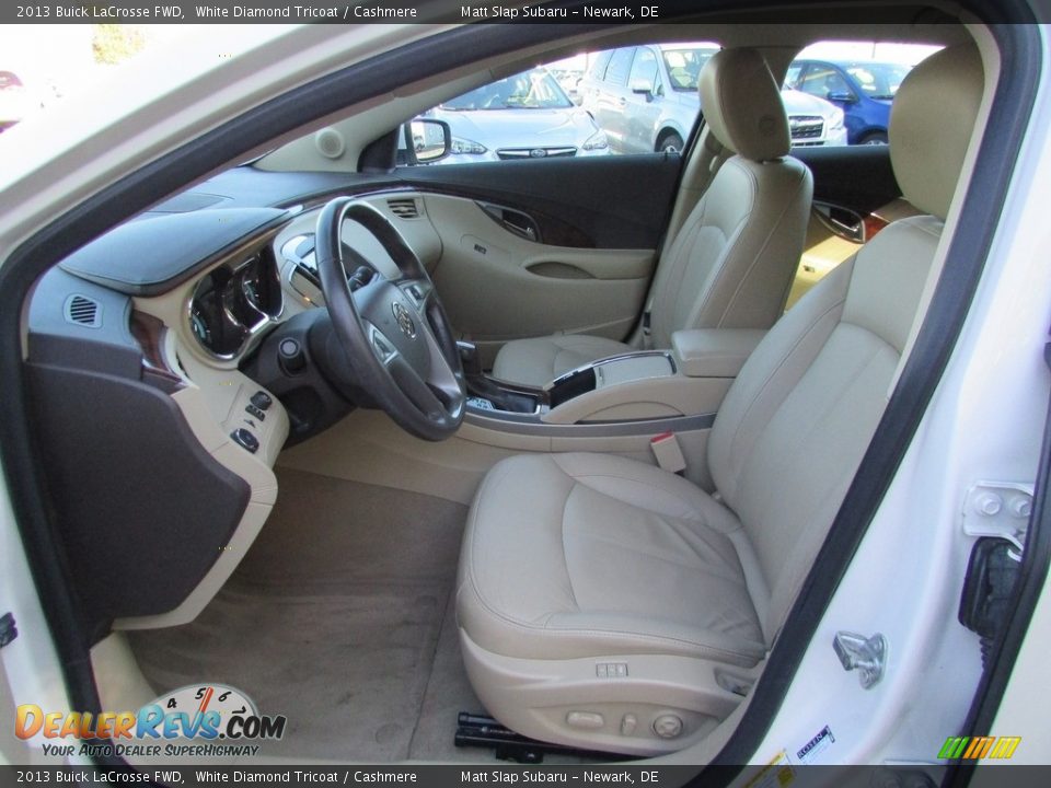 2013 Buick LaCrosse FWD White Diamond Tricoat / Cashmere Photo #13