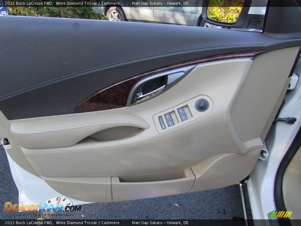 2013 Buick LaCrosse FWD White Diamond Tricoat / Cashmere Photo #14