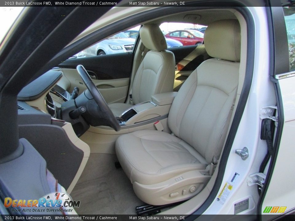 2013 Buick LaCrosse FWD White Diamond Tricoat / Cashmere Photo #16