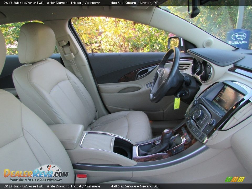 2013 Buick LaCrosse FWD White Diamond Tricoat / Cashmere Photo #17