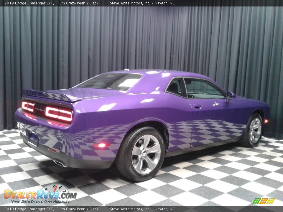 2019 Dodge Challenger SXT Plum Crazy Pearl / Black Photo #6