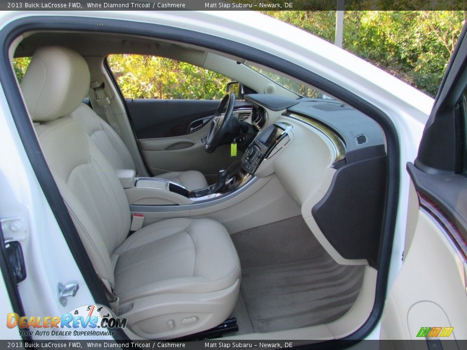 2013 Buick LaCrosse FWD White Diamond Tricoat / Cashmere Photo #18