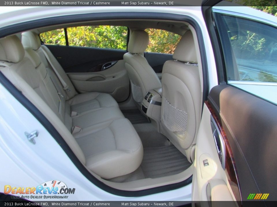 2013 Buick LaCrosse FWD White Diamond Tricoat / Cashmere Photo #19