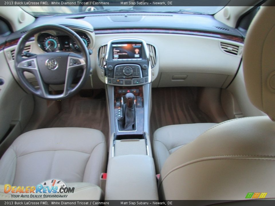 2013 Buick LaCrosse FWD White Diamond Tricoat / Cashmere Photo #24