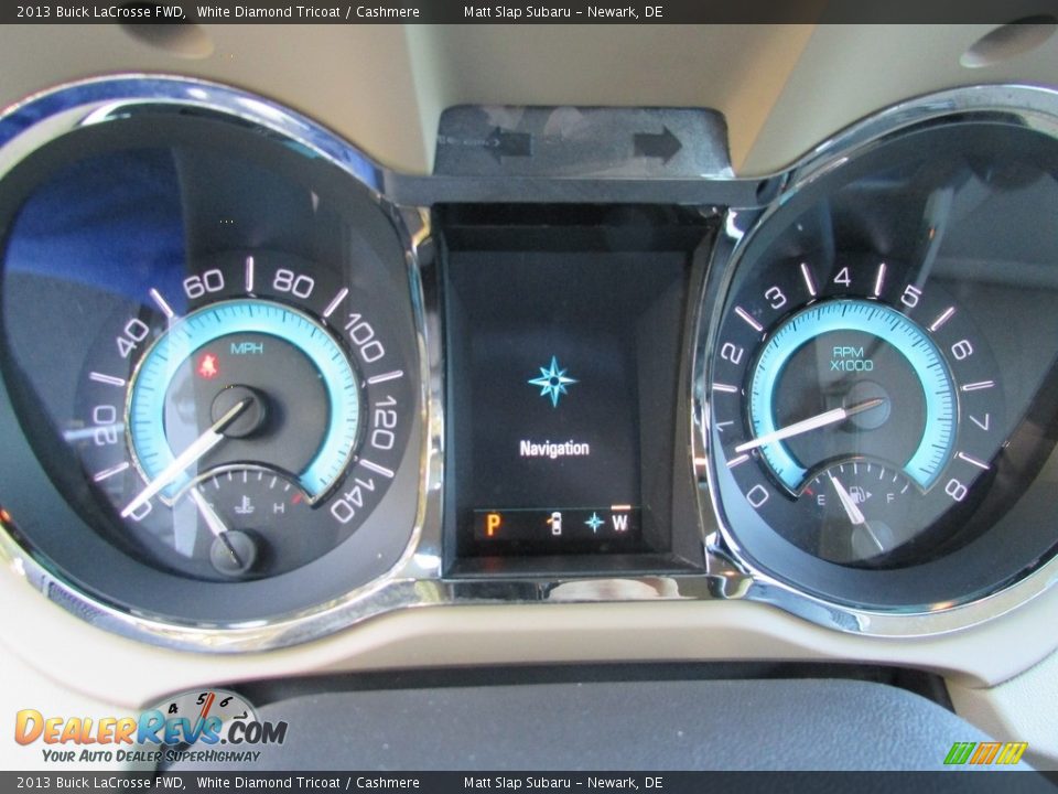 2013 Buick LaCrosse FWD White Diamond Tricoat / Cashmere Photo #27