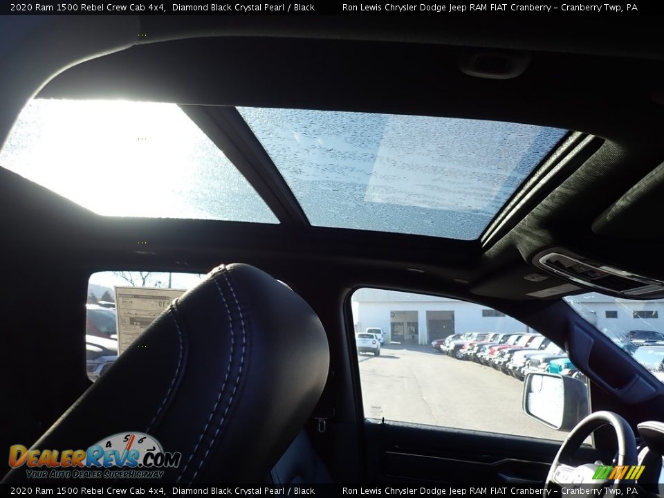 2020 Ram 1500 Rebel Crew Cab 4x4 Diamond Black Crystal Pearl / Black Photo #11