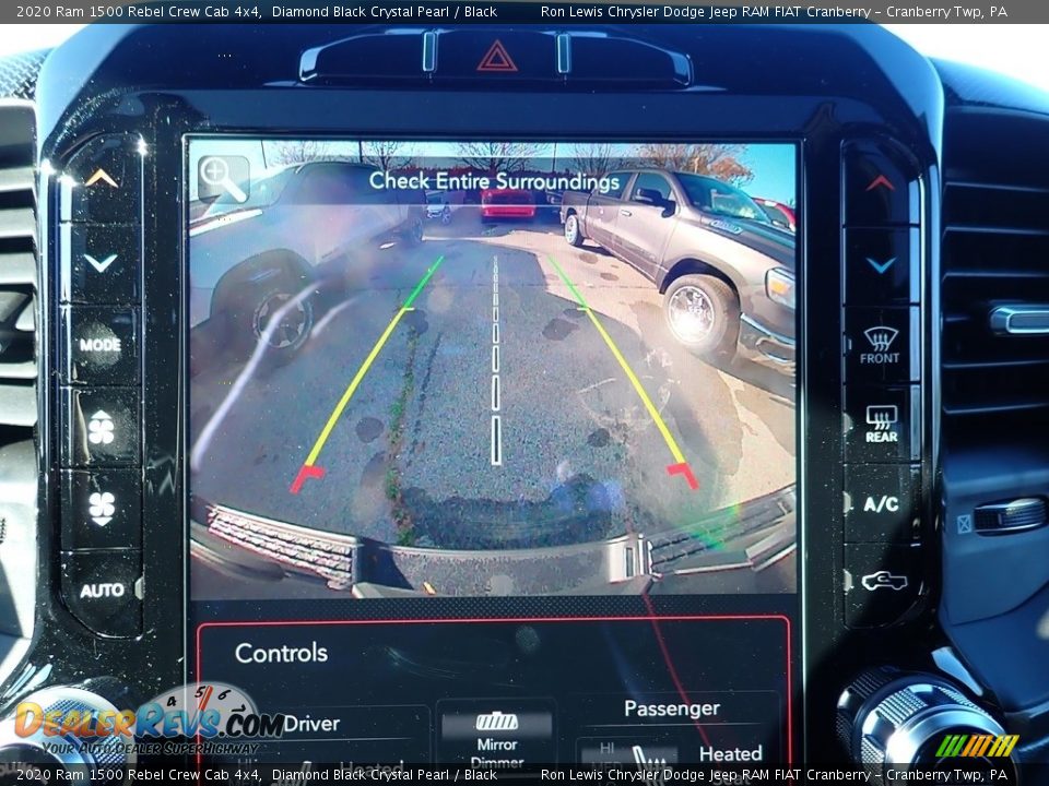 2020 Ram 1500 Rebel Crew Cab 4x4 Diamond Black Crystal Pearl / Black Photo #17