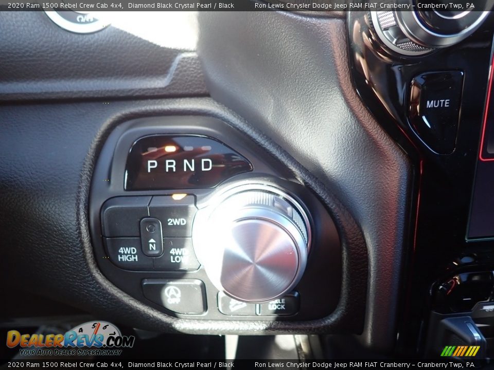 2020 Ram 1500 Rebel Crew Cab 4x4 Diamond Black Crystal Pearl / Black Photo #20
