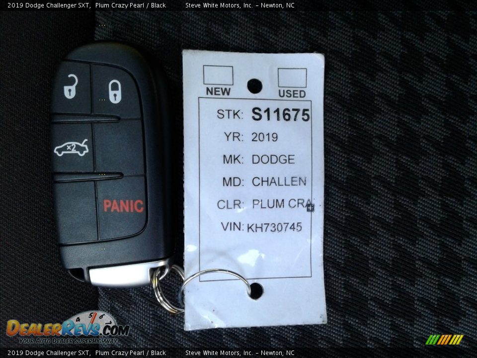 2019 Dodge Challenger SXT Plum Crazy Pearl / Black Photo #28