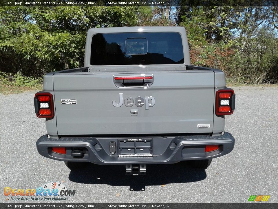 2020 Jeep Gladiator Overland 4x4 Sting-Gray / Black Photo #7