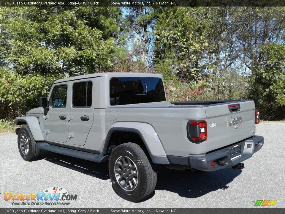 2020 Jeep Gladiator Overland 4x4 Sting-Gray / Black Photo #8