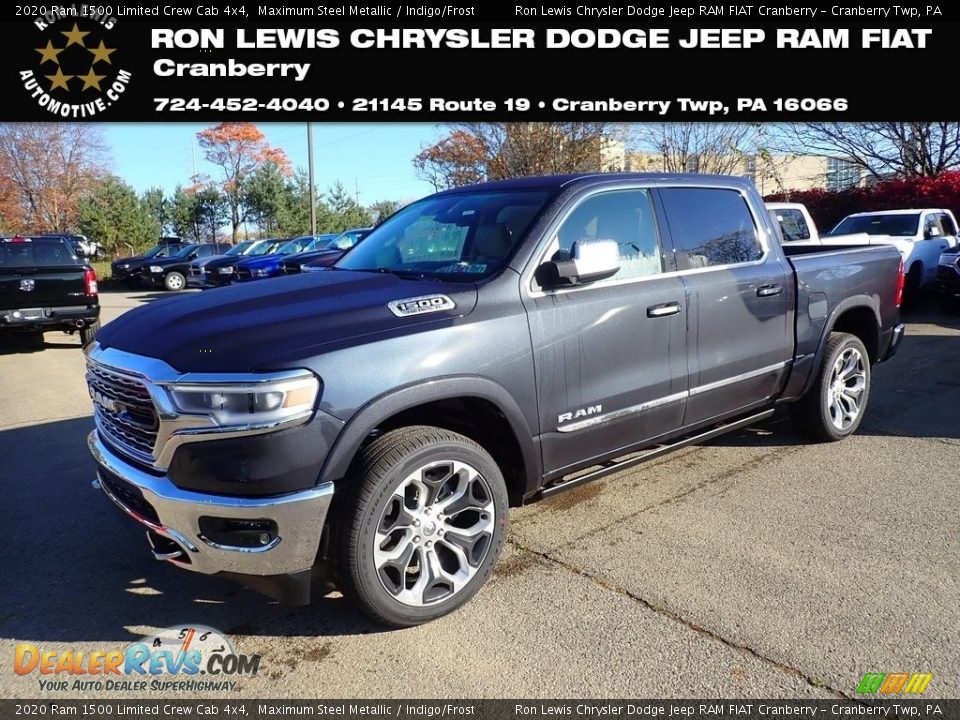 2020 Ram 1500 Limited Crew Cab 4x4 Maximum Steel Metallic / Indigo/Frost Photo #1