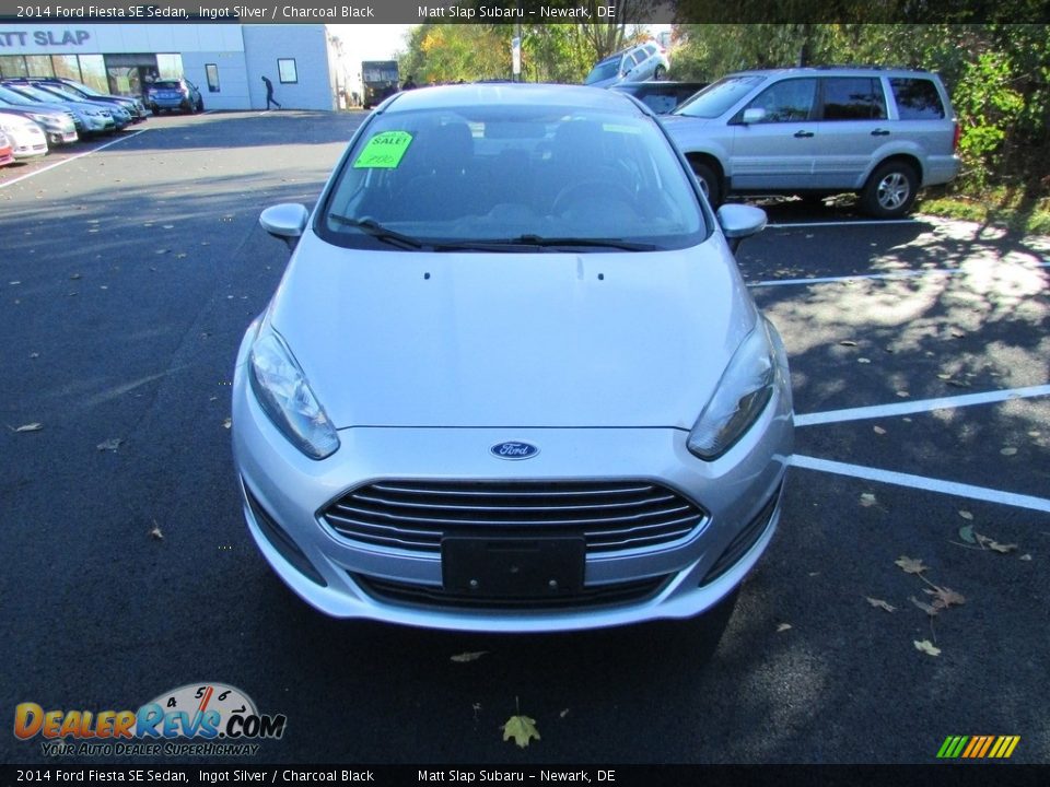 2014 Ford Fiesta SE Sedan Ingot Silver / Charcoal Black Photo #3