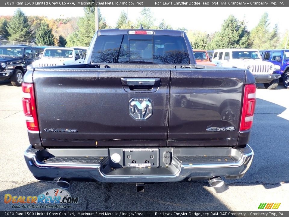 2020 Ram 1500 Limited Crew Cab 4x4 Maximum Steel Metallic / Indigo/Frost Photo #4