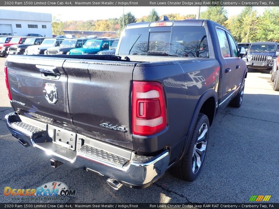 2020 Ram 1500 Limited Crew Cab 4x4 Maximum Steel Metallic / Indigo/Frost Photo #5