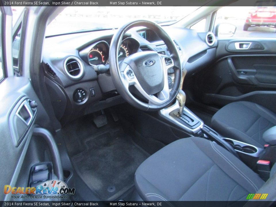 2014 Ford Fiesta SE Sedan Ingot Silver / Charcoal Black Photo #11