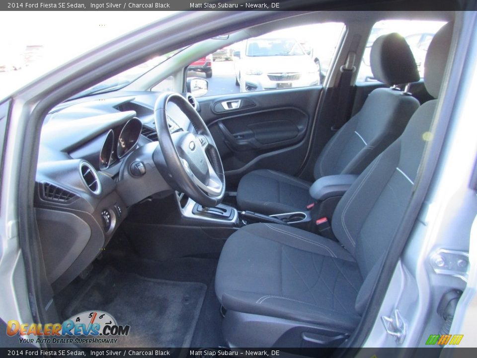 2014 Ford Fiesta SE Sedan Ingot Silver / Charcoal Black Photo #12