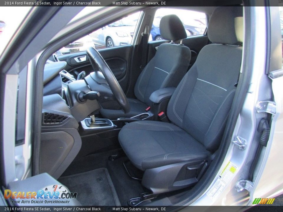 2014 Ford Fiesta SE Sedan Ingot Silver / Charcoal Black Photo #15
