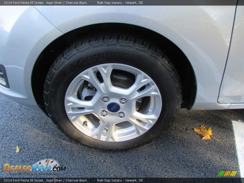 2014 Ford Fiesta SE Sedan Ingot Silver / Charcoal Black Photo #21