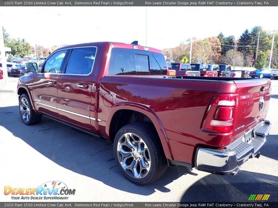 2020 Ram 1500 Limited Crew Cab 4x4 Delmonico Red Pearl / Indigo/Frost Photo #3