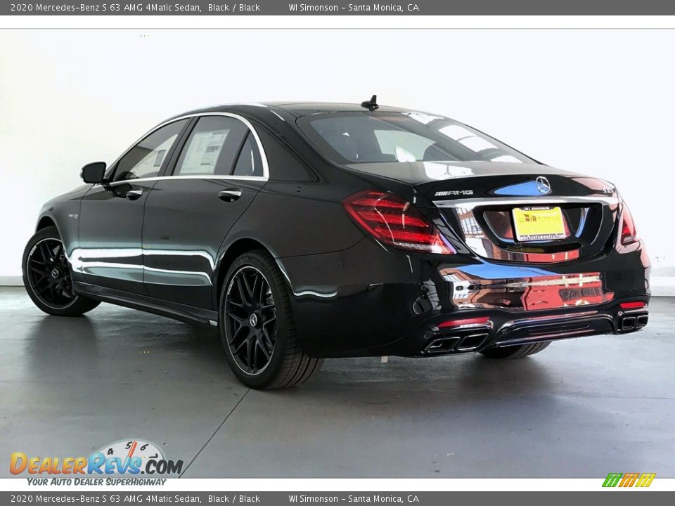 Black 2020 Mercedes-Benz S 63 AMG 4Matic Sedan Photo #2