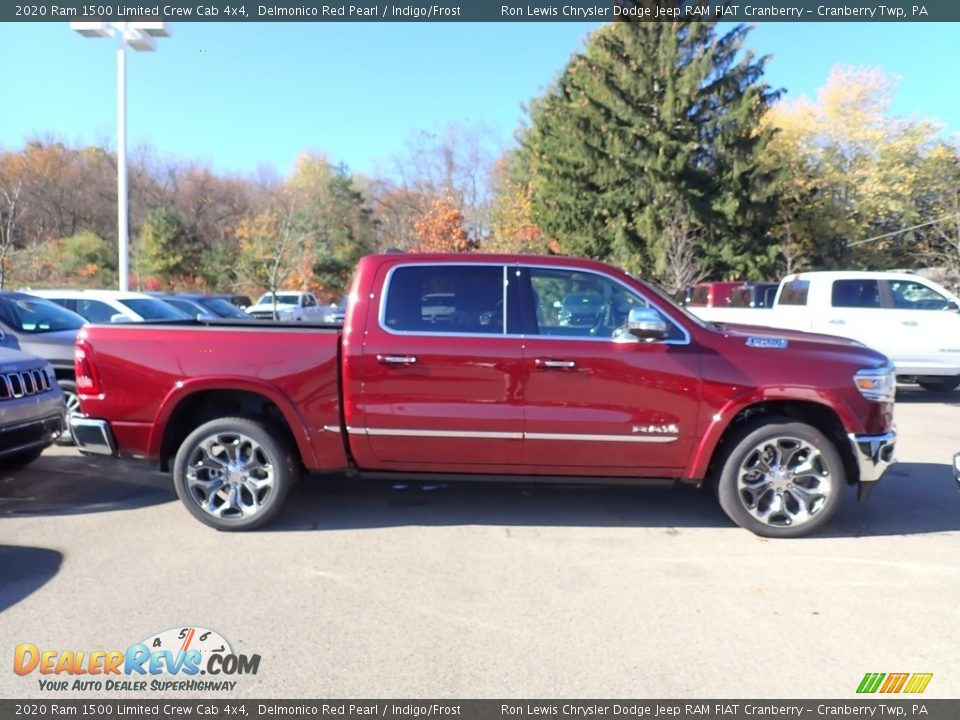 2020 Ram 1500 Limited Crew Cab 4x4 Delmonico Red Pearl / Indigo/Frost Photo #5