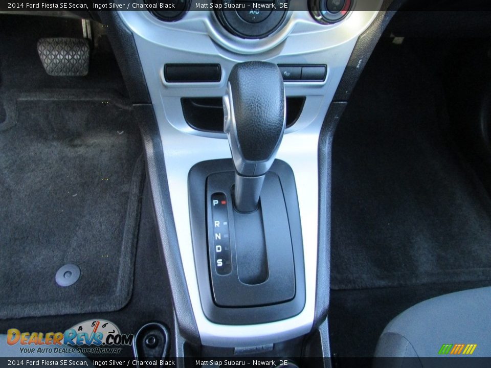 2014 Ford Fiesta SE Sedan Ingot Silver / Charcoal Black Photo #26