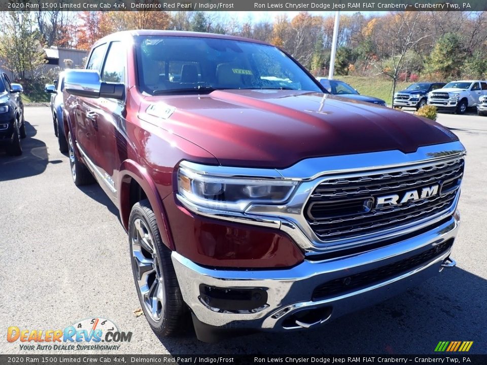 2020 Ram 1500 Limited Crew Cab 4x4 Delmonico Red Pearl / Indigo/Frost Photo #6